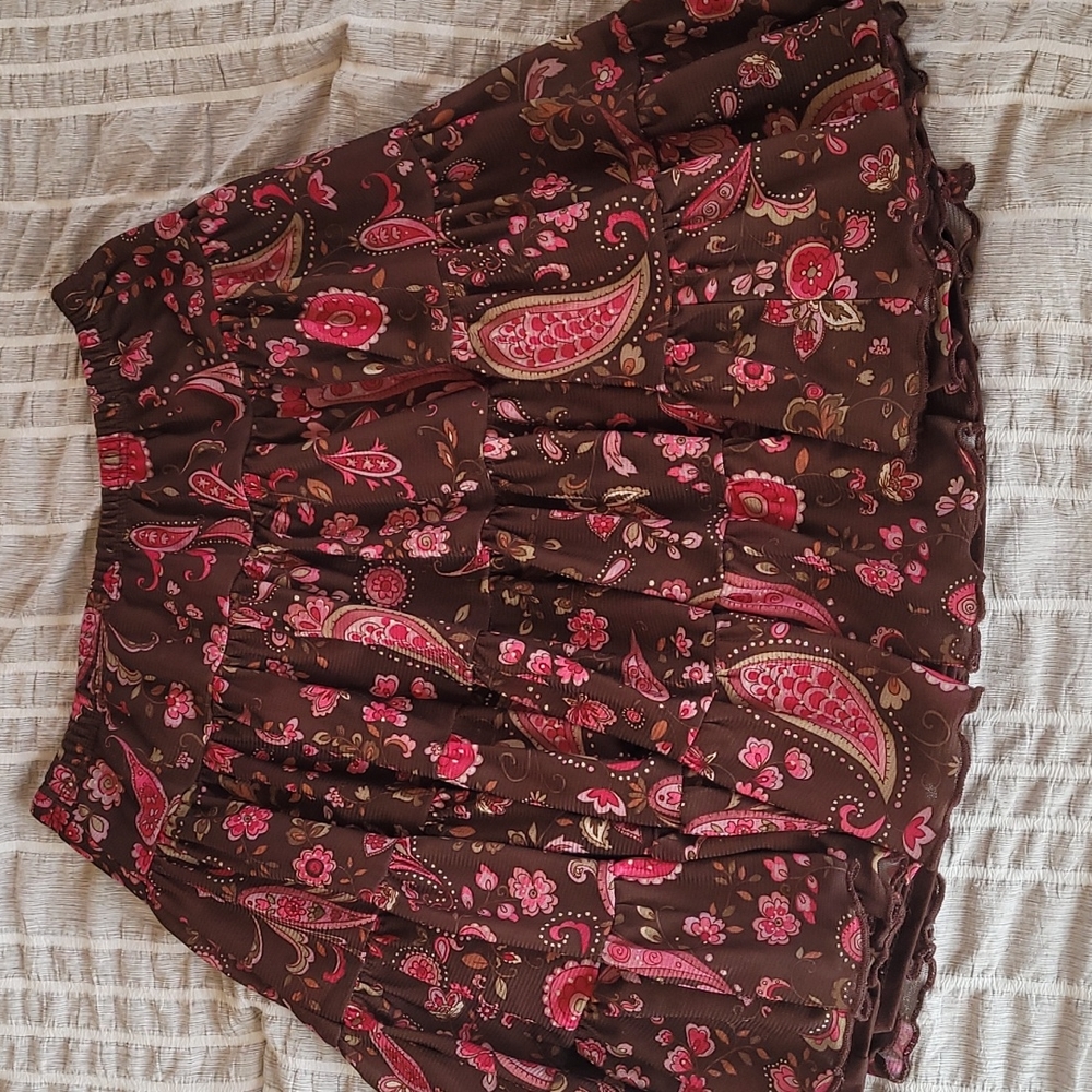 Girls paisley skirt